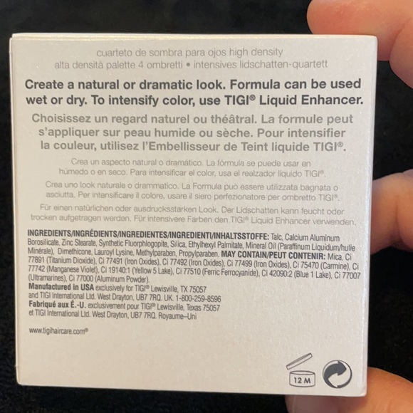 TIGI New High Density Quad Eyeshadow in Last Call - Picture 2 of 4